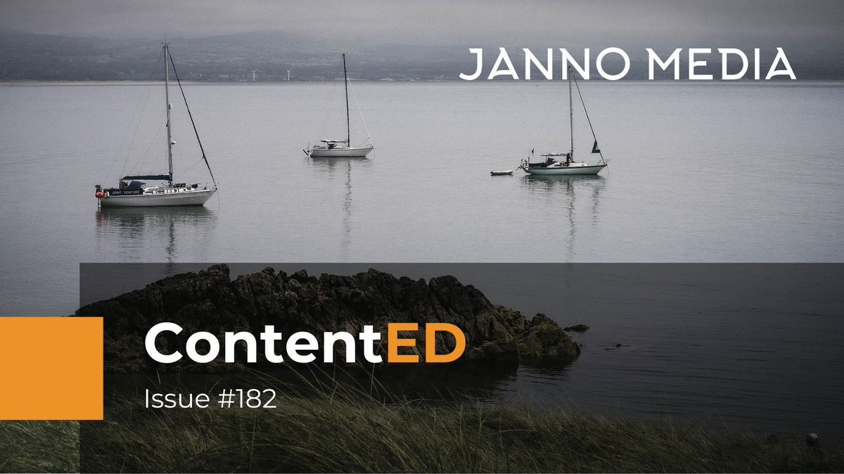 📖🌊Issue 182 of ContentED is here. 🖌️🗳️
A haunting debut. A whimsical gem. Real-life drama.
Plus niche restoration projects and the sweet satisfaction of banishing pet peeves.
Here it is, explore and have a great weekend! 👉 buff.ly/SZL78oF
