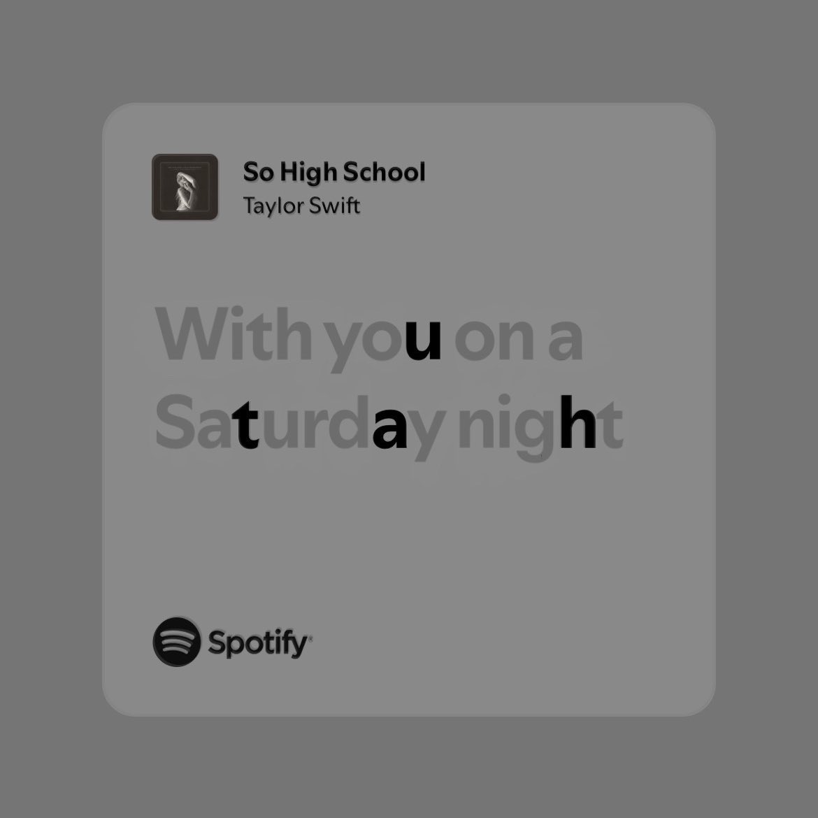 she tried to tell us.