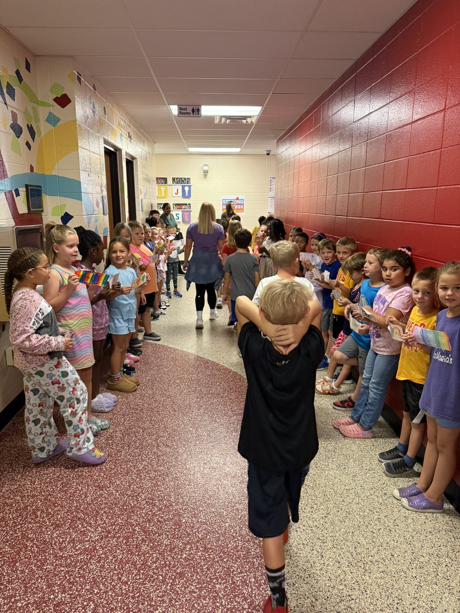 Today our second graders taught us about what it means to be a good friend, friendship soup, and got us ready for Noah’s Bandage Project next week. Way to go second grade!