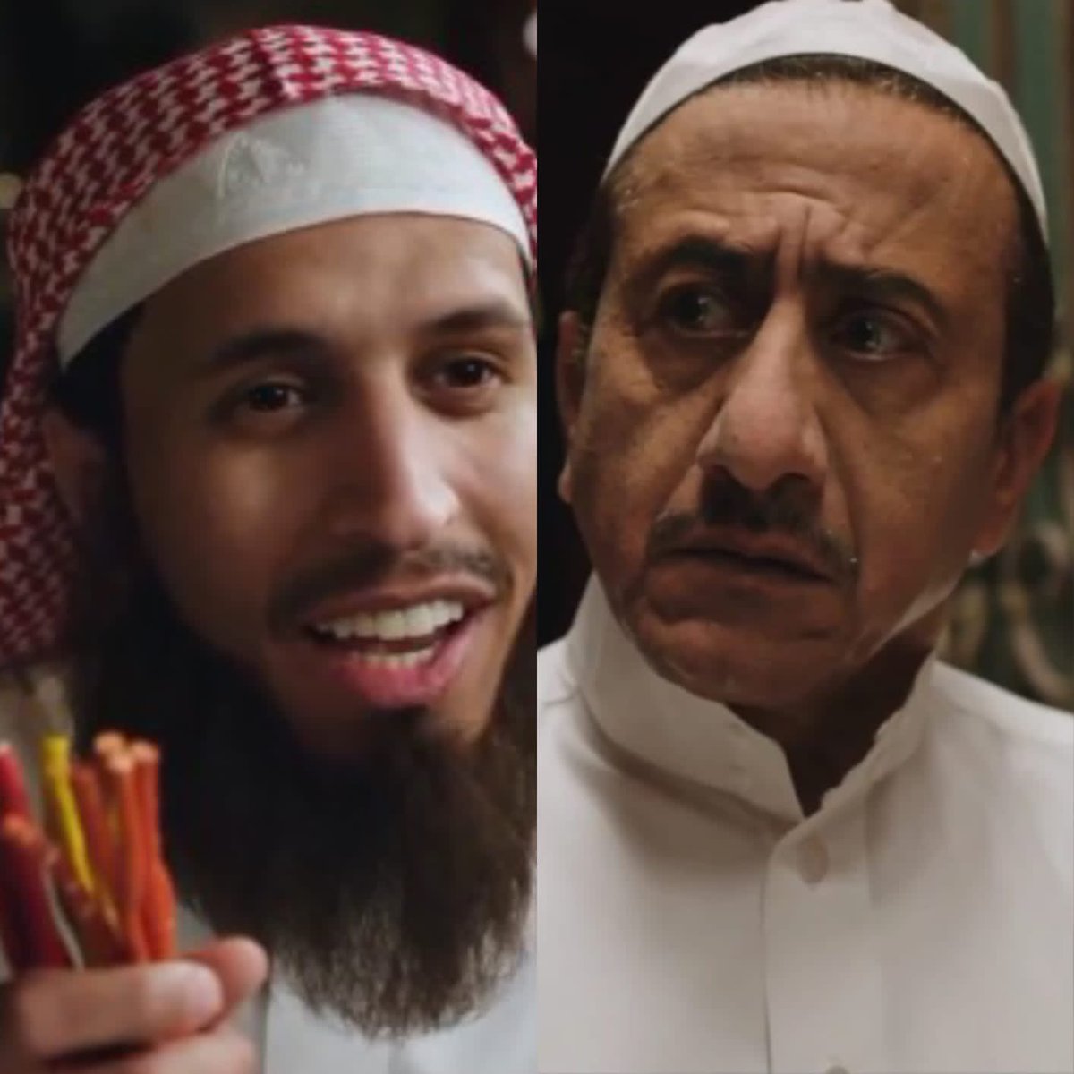 ناصر القصبي ويزيد المجيول متقمصين الشخصيات على أكمل وجه😂💔 سعود الاخ المتهور وأخوه اللي مافي وراه غير صلاة الجماعة ومحاضرة أبو جندل والاسواك الملونة 😂♥️
#مسلسل_فبراير_الأسود