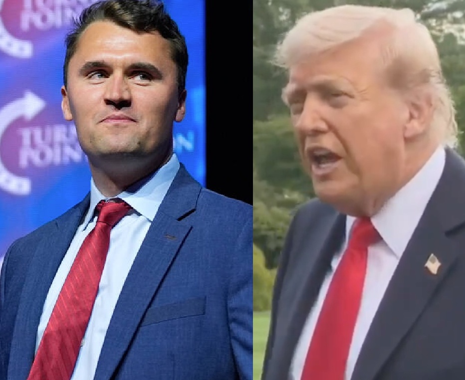 BREAKING: Donald Trumps gives a horrifyingly heartless response when asked about the death of his "friend" Charlie Kirk and immediately pivots to rambling about his hideous White House ballroom.

This man really does not care about another single soul...

"My condolences on the
