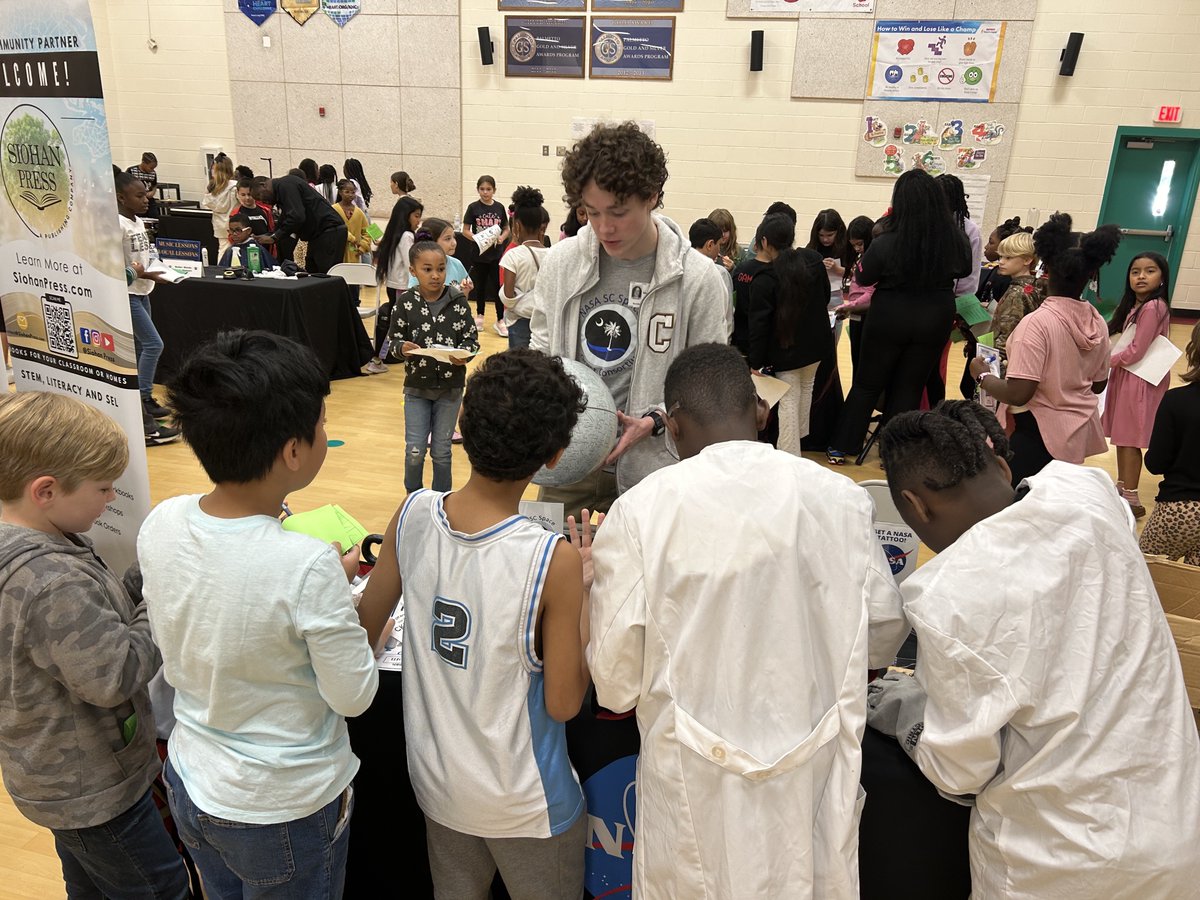 Flashing back to Career Day at Boulder Bluff Elementary! We had a great time teaching the students all about NASA careers.