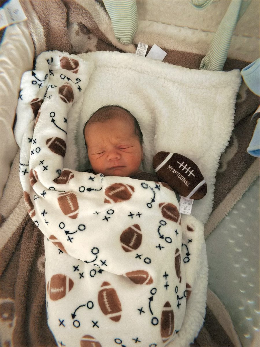 We welcomed our baby boy - Cooper David Frisell into the world September 3rd! He’s already brought so much joy in his first week. Everyone is healthy, and he’s ready for football season!
