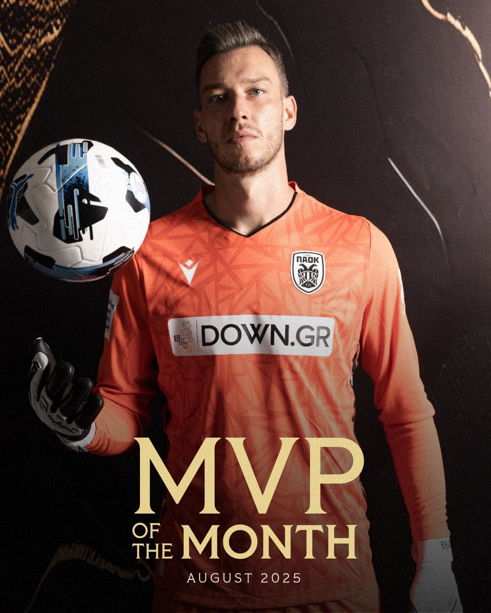 PAOK_FC's tweet image. Πολυτιμότερος παίκτης για τον Άυγουστο, ο Γίρι #Pavlenka. #MVP #August

🔗 paokfc.gr/nea/20250912-o…