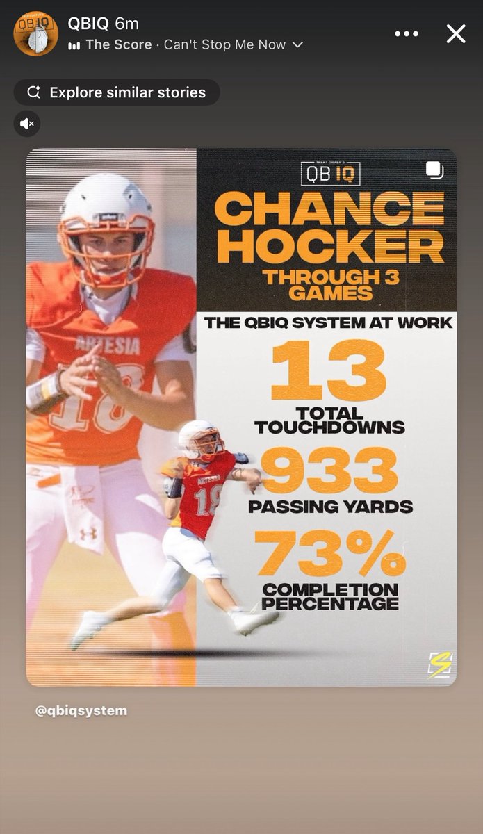 Thank you <a href="/QBIQsystem/">QBIQ™️</a>  for the support!  #gamechanger #proveit #dimetime
<a href="/ChrisHixsonQB/">Chris Hixson</a> <a href="/QBIQsystem/">QBIQ™️</a>
<a href="/artesiafootball/">BulldogFootball 🏈🏆x32</a> <a href="/JalanSowell/">JALAN SOWELL (J1)</a>
<a href="/ONEWAYINC1/">ONEWAY INCORPORATED</a> <a href="/QBUniverseQBU/">QBUniverse</a>
@coach_stanfield <a href="/nmpreps/">NMPreps</a>
<a href="/QBHitList/">QBHitList.com</a> <a href="/Rivals/">Rivals</a> <a href="/247recruiting/">247Sports Recruiting</a> <a href="/dreamallamerica/">Dream All-American</a> <a href="/RecruitNationUS/">Recruit Nation</a>