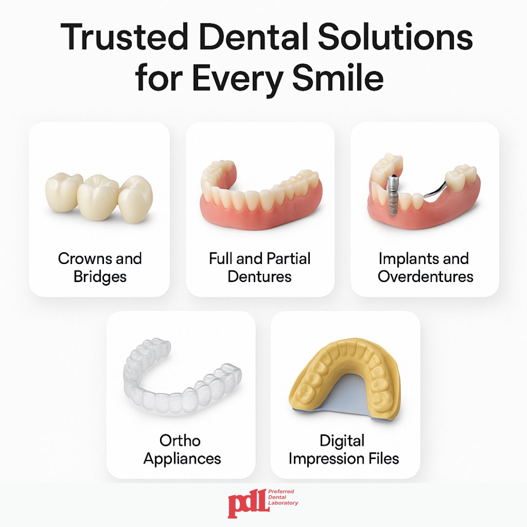 PreferredLab's tweet image. ✨ Trusted Dental Solutions for Every Smile ✨
 From crowns to implants, we deliver precision, quality, and care you can rely on.
Discover the difference with our full range of dental products today 👉 preferreddentallab.com
#DentalCare #DentalSolutions #HealthySmiles #DentalLab