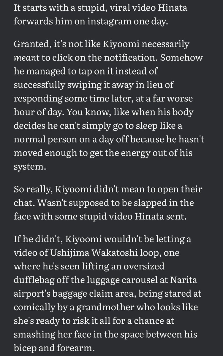oisugakita's tweet photo. Forgot to post here whoopsie but wip 💫 #ushisaku #ussk canon compliant divorced exes to lovers 🙂↕️
I’ve been so stuck with writing this but I think I’ve finally got the ball rolling (all I needed was an unserious tiktok vid to get me going lol) https://t.co/lOHgcZ2oLz