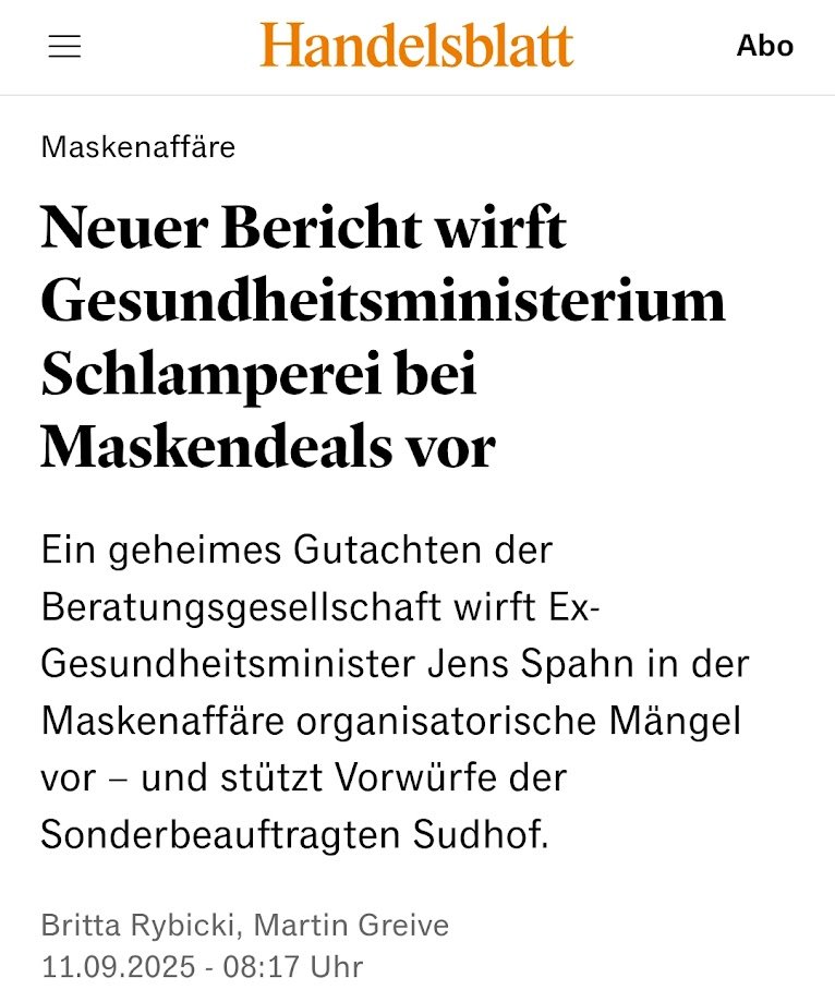 Egal, was ans Licht kommt – die Union schützt Spahn um jeden Preis und verweigert Aufklärung. Fatales Signal.