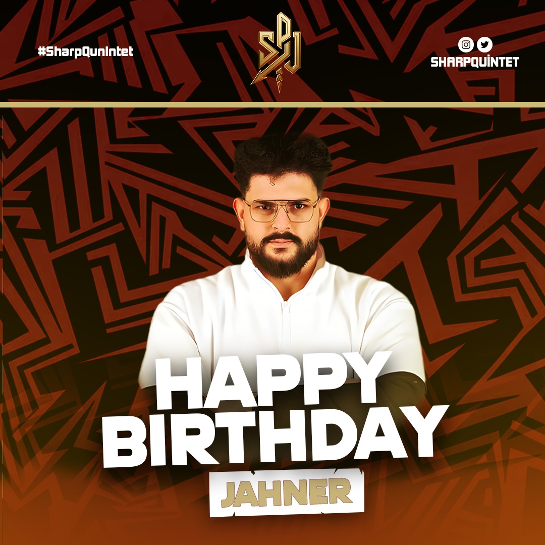 Sharp Quintet Esports (@sharpquintet) on Twitter photo Bugün takımımızın kaptanı <a href="/Jahners/">Caner Özdoğan</a>'in doğum günü. 🎂
Nice mutlu senelere, nice beraber başarılara kaptan! Bugün takımımızın kaptanı <a href="/Jahners/">Caner Özdoğan</a>'in doğum günü. 🎂
Nice mutlu senelere, nice beraber başarılara kaptan!