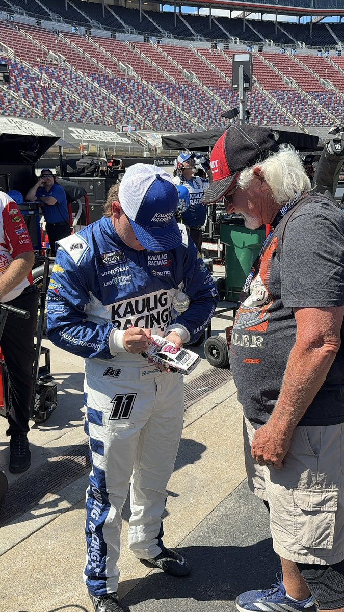 Never thought I would ever sign one of my late model diecasts as a <a href="/NASCAR_Xfinity/">NASCAR Xfinity</a> driver!