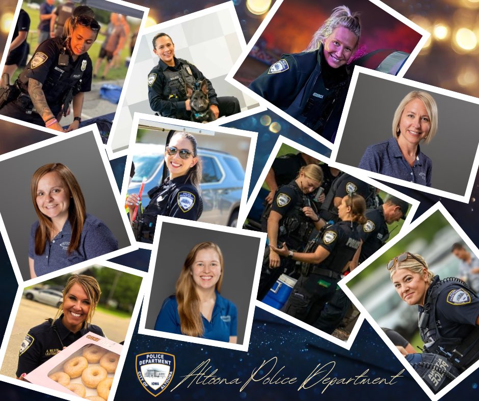 • National Police Woman’s Day •

“Each time a woman stands up for herself, she stands up for all women.” Maya Angelou

It’s a blessing to serve with the authentic ladies of <a href="/AltoonaPD_Iowa/">Altoona Police Department - Iowa</a>!