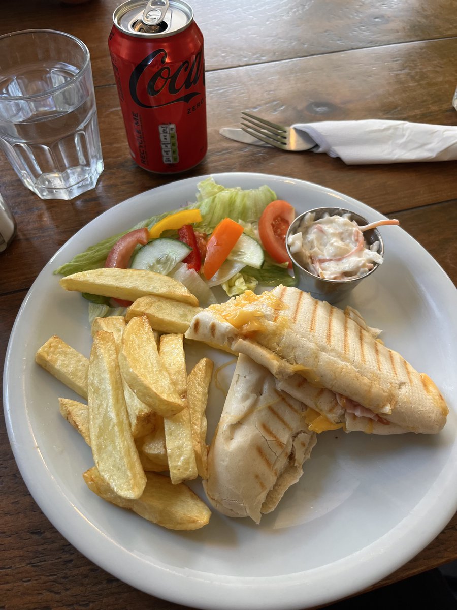 today i walked four miles and i had a panini for dinner :) ☀️