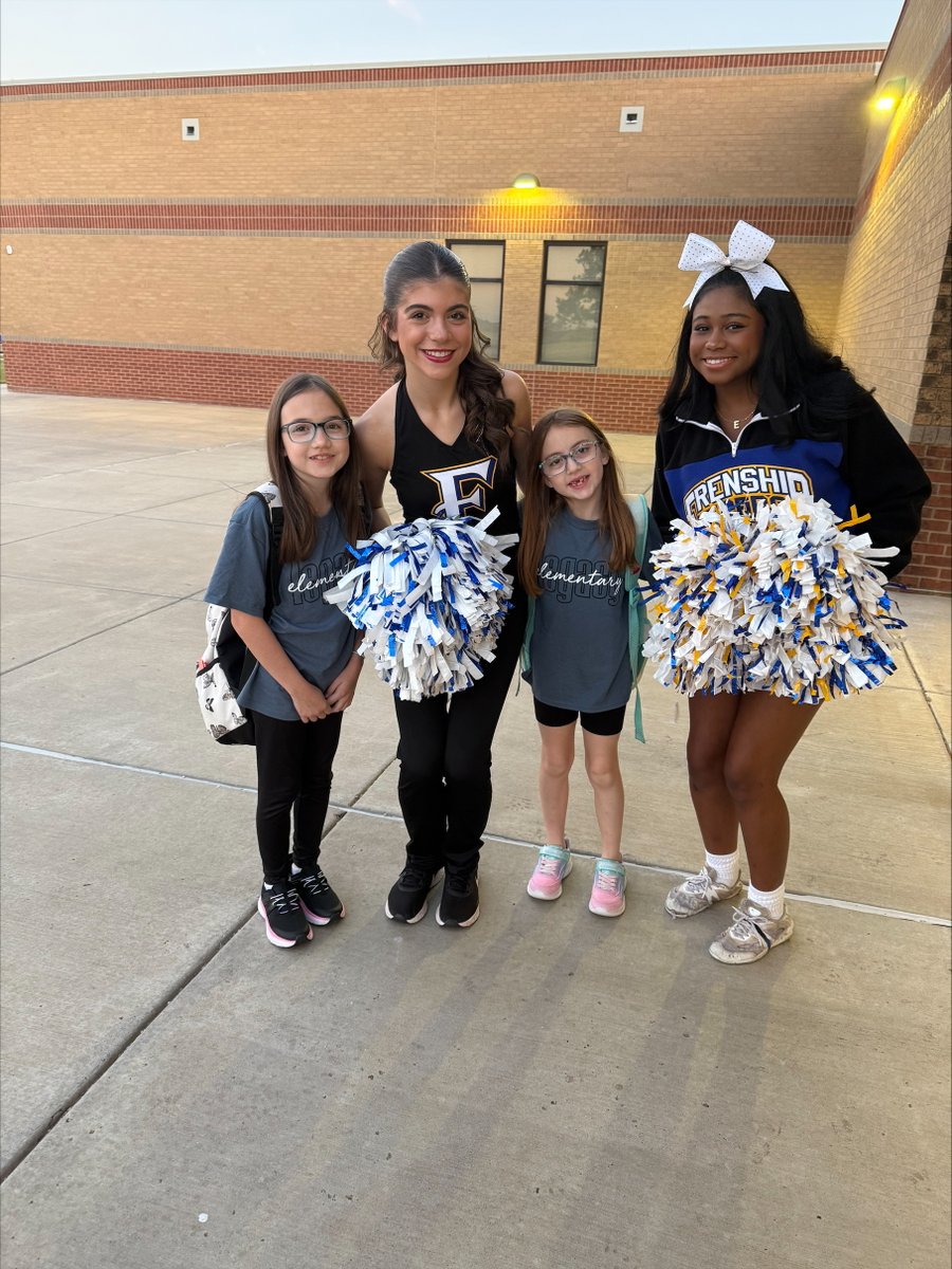 LegacyFISD's tweet photo. Spirit Day at Legacy! Students were so excited to have some Tigers come visit this morning and do the morning news broadcast. Big Cat Country!! https://t.co/aeE25z4sRq