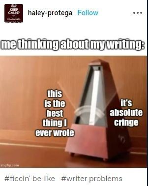 Funny because it's true. Totally insecure about my writing some days. #amwriting #funnybecauseitstrue #authorlife #writinglife