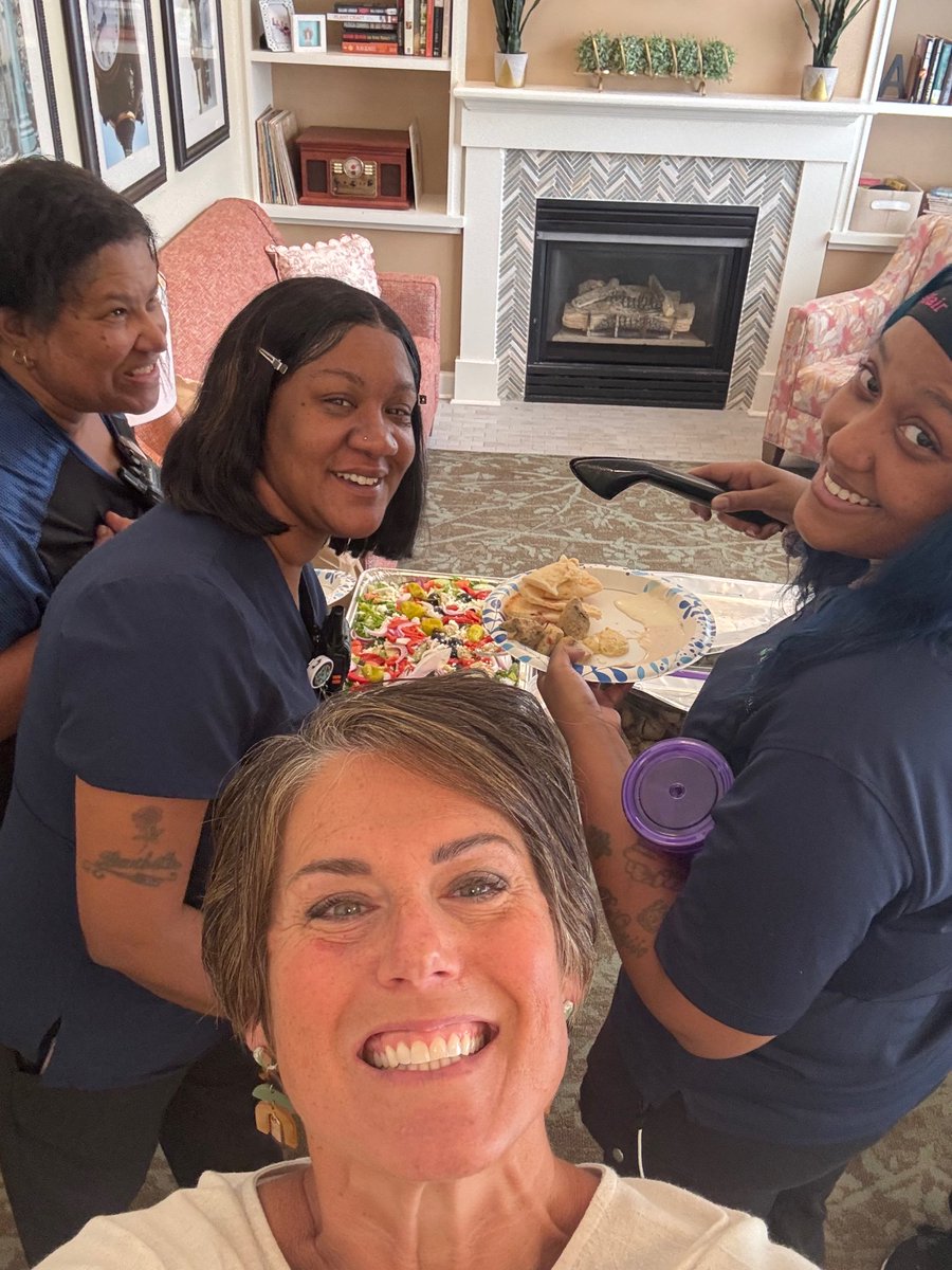TransitionsLife's tweet photo. Celebrating National Assisted Living Week with cakes, goodies, lunches &amp; plenty of smiles! 🥳💜 

Grateful for the teams who create safe, welcoming spaces that feel like home. 🏡✨ #AssistedLivingWeek #TransitionsLifeCare #community #hapc #partners https://t.co/Rgd0F4koIe