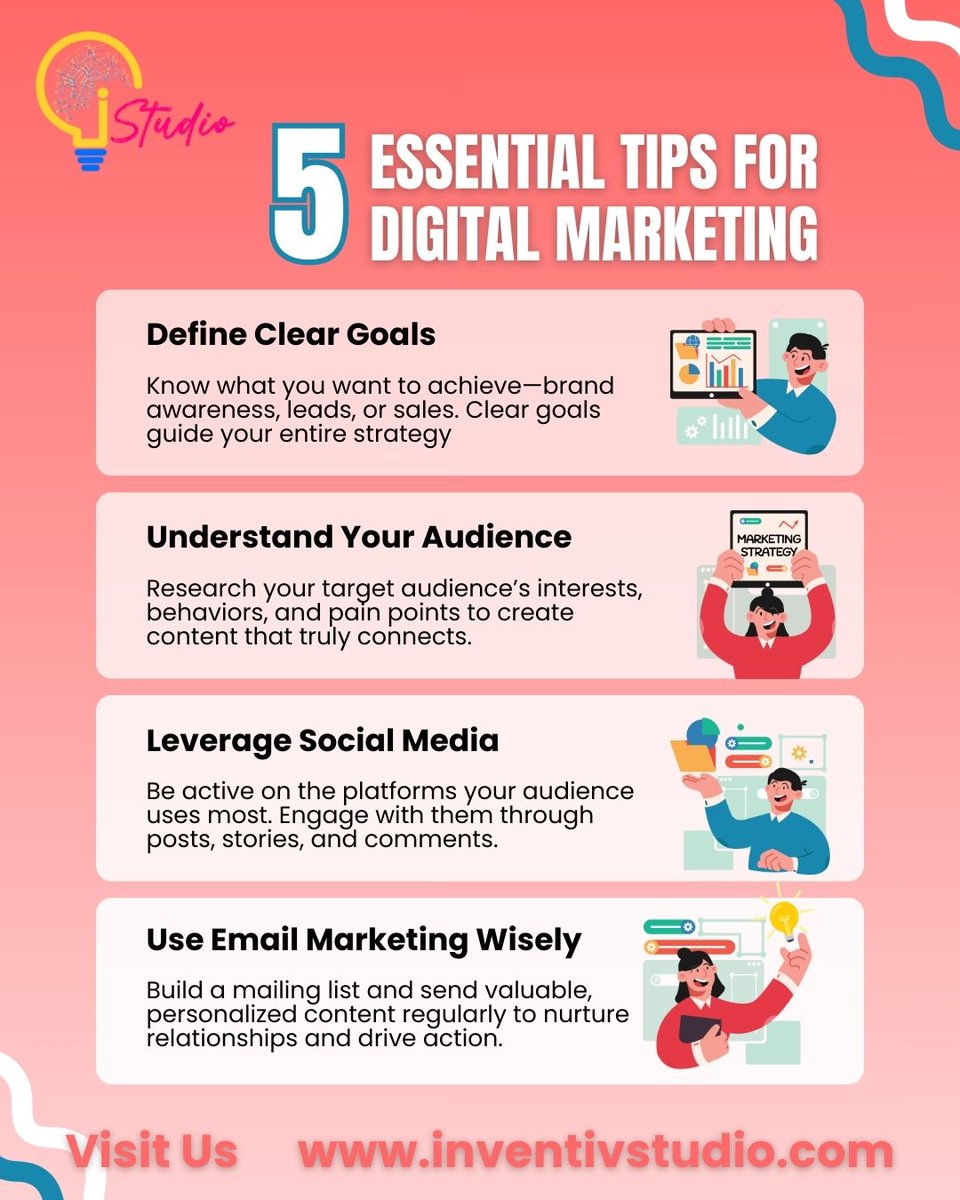InventivTechno's tweet image. 💡 Want your brand to spark real engagement?
Start with the essentials that actually drive results. At iStudio, we master email marketing, audience targeting &amp;amp; social media to make your message land—and convert.
🌐inventivstudio.com 
#DigitalMarketingTips #InventivStudio