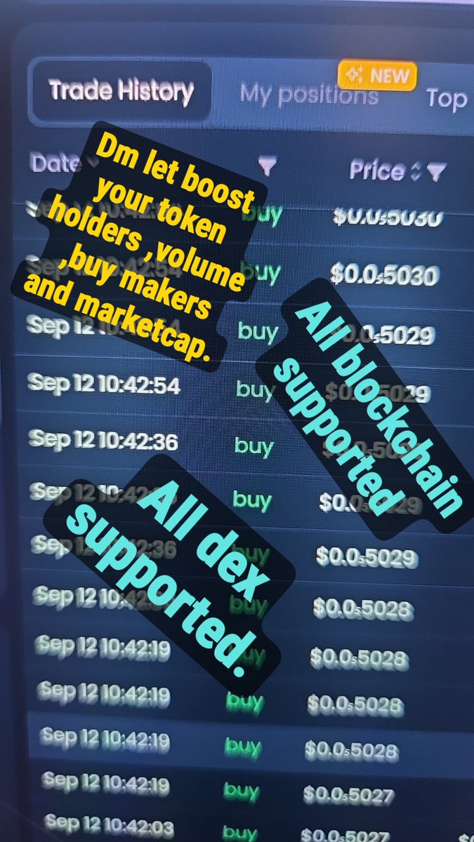 MBlocktech's tweet image. Boost your token&apos;s performance! I&apos;ll help drive buys, volume, holders, and market cap growth on any DEXs  or launchpad like PumpFun, Raydium, and more.

All blockchain supported - Sol ,ERC20, Bep20, Ton and others.

Visit mdpelumi.com or TG @amthatmdpelu

 Effective…
