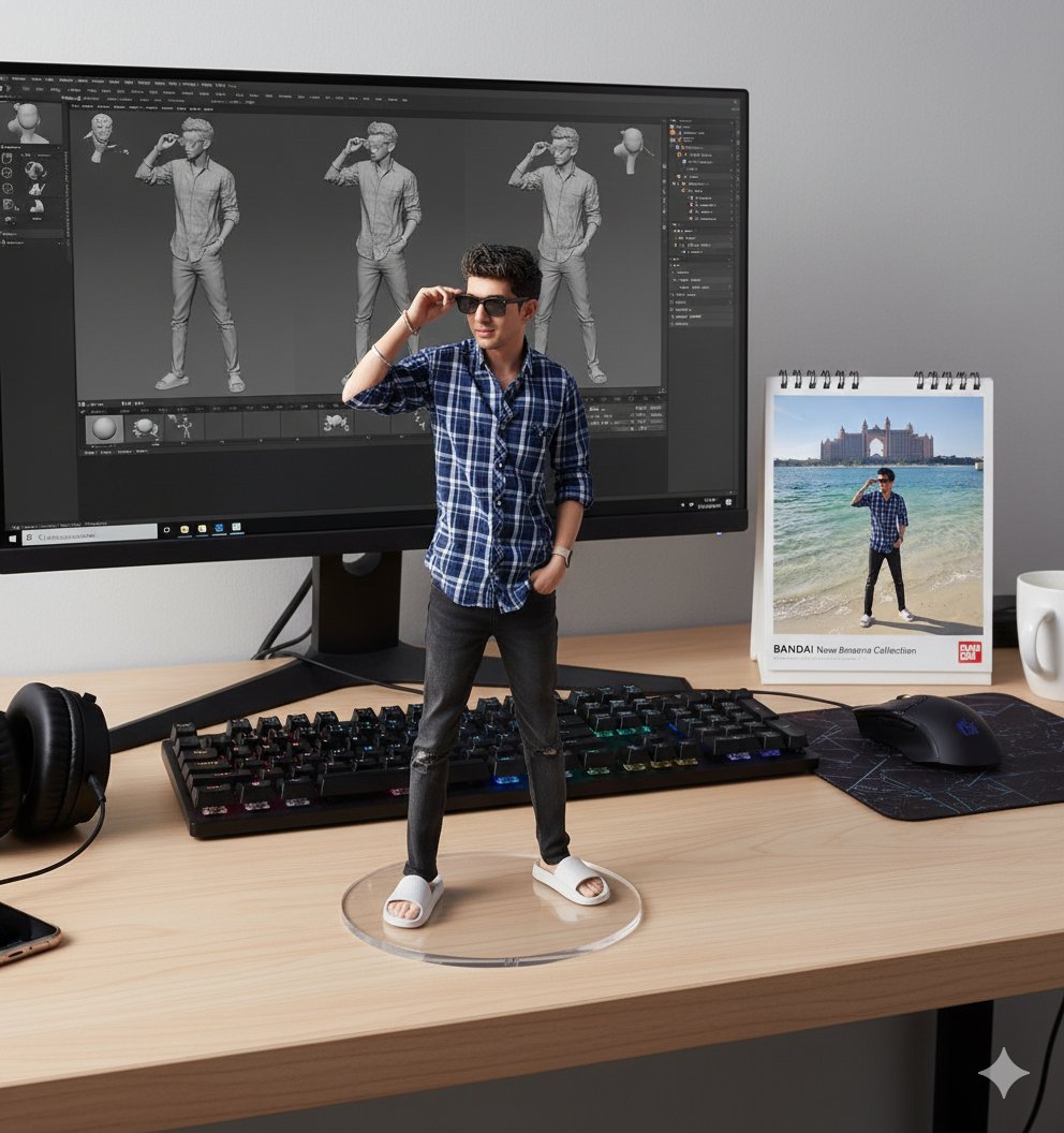 NikhilBindra12's tweet image. Dogale samaj mein, yah naya trend aaya Hai 

#GeminiAI 
#googlenanobanana