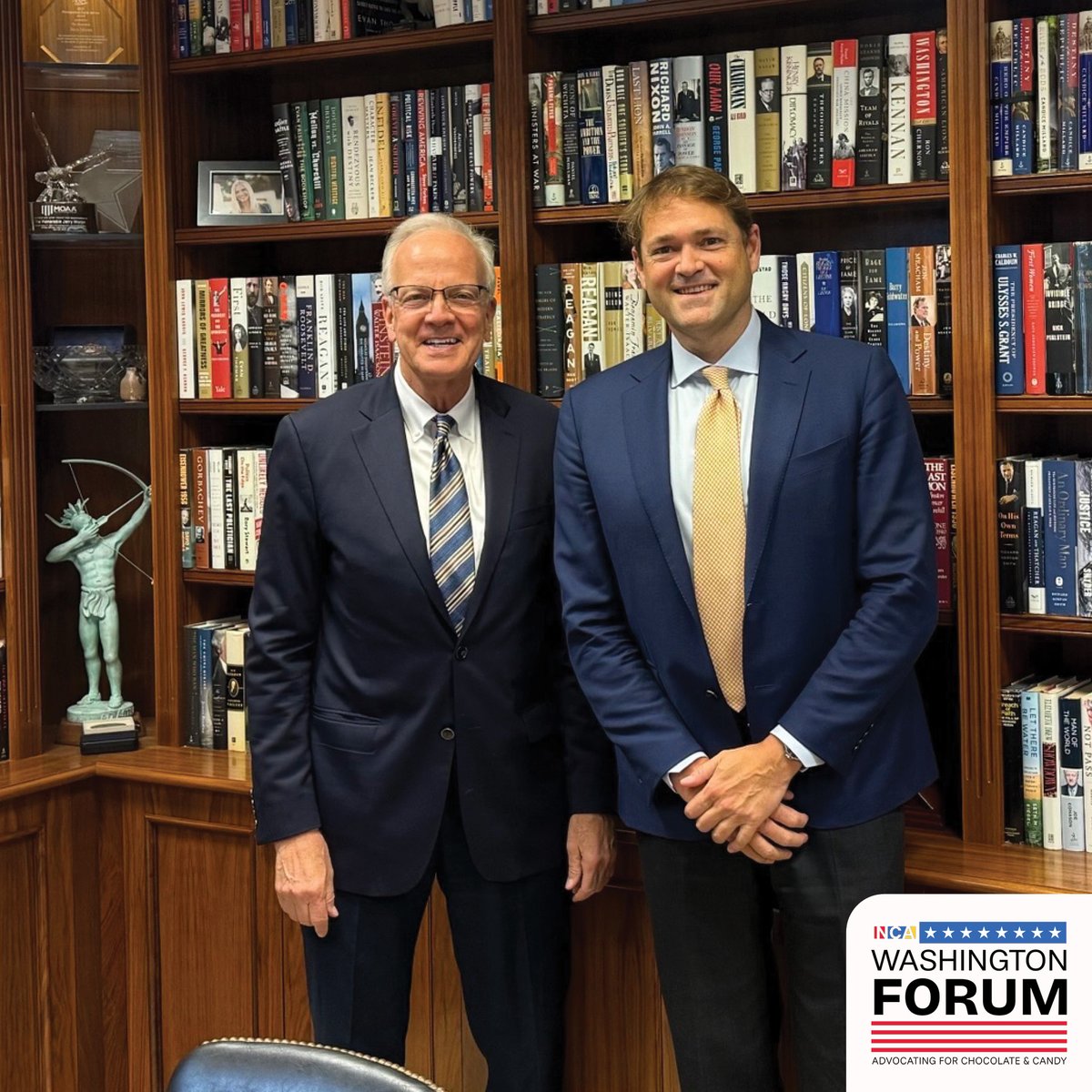 That’s a wrap on #WashingtonForum2025! 🍬🇺🇸

Over the past few days, NCA members and leaders from America’s chocolate and candy companies met with policymakers, shared their stories, and highlighted the #PowerOfSweet — from the 58,000 U.S. confectionery manufacturing jobs to the