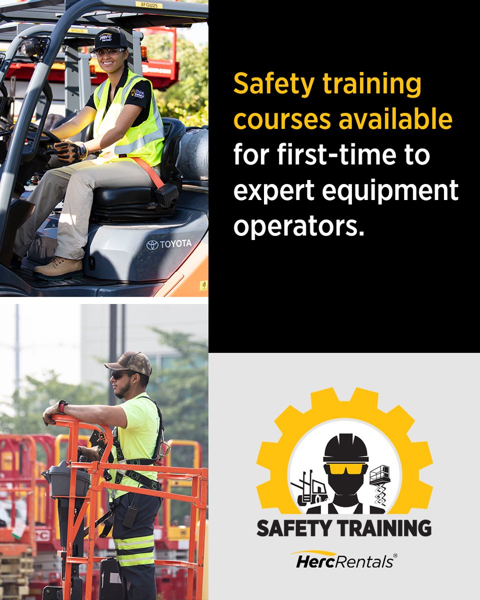 Whether your team is full of seasoned professionals or new talent, using owned or rented equipment, workers must know the basics of safe operation. Don't delay. Learn more and inquire about our many safety training options today: ow.ly/BucJ50WVY97.