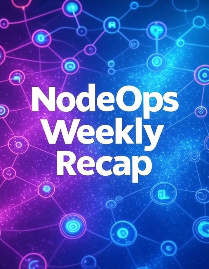 Ser_Jettt's tweet image. UPDATE ON *NODEOps*

Without spiking💥 curiosity in your thoughts💭!!!The latest NodeOps Corner Weekly Recap is LIVE! I&apos;m more than super excited🌝 to dive in and share the juiciest updates with you all! #NodeOps #WeeklyRecap