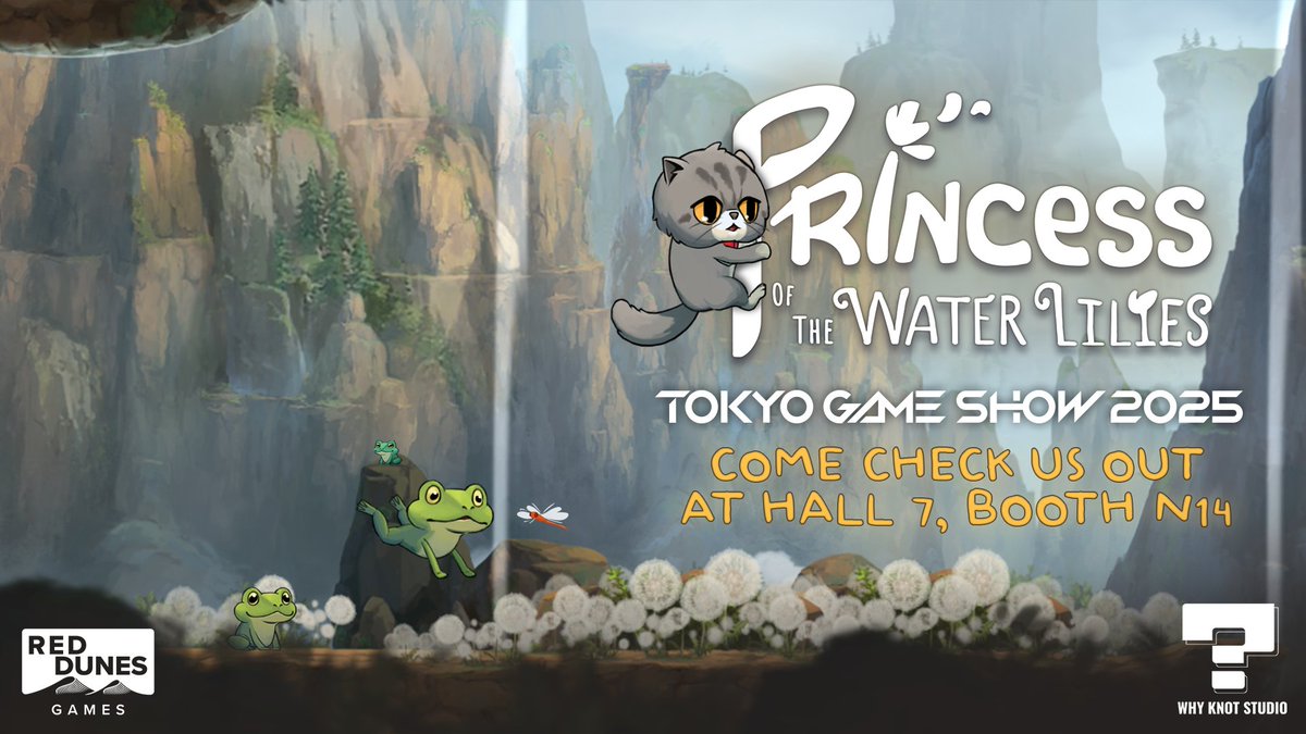 Princess of the Water Lilies (@potwl_game) on Twitter photo Not sure if you've heard, but <a href="/tokyo_game_show/">TOKYO GAME SHOW/東京ゲームショウ</a> is happening in less than 2 WEEKS, and we'll be there! 🎉📅
Mark your calendars, because something tells us this year's TGS is going to be PURRfect! 🐱
#TGS2025 #gamedev #ComingSoon #tokyo Not sure if you've heard, but <a href="/tokyo_game_show/">TOKYO GAME SHOW/東京ゲームショウ</a> is happening in less than 2 WEEKS, and we'll be there! 🎉📅
Mark your calendars, because something tells us this year's TGS is going to be PURRfect! 🐱
#TGS2025 #gamedev #ComingSoon #tokyo