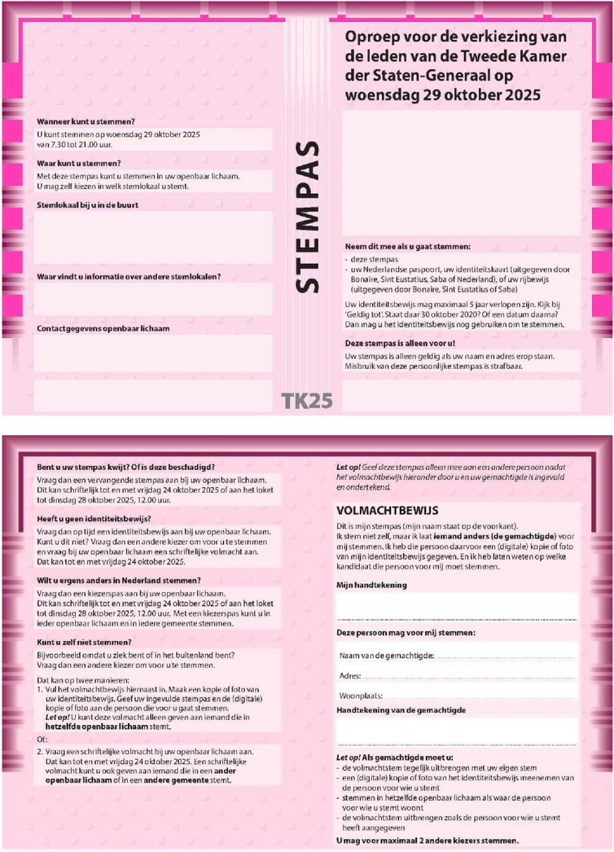 Deze gaat weer op de mat vallen, een begeleidend schrijven is in de maakt om het terug te sturen. Je stem laten horen is beter als weg geven als een mak schaap..
Je stem op een systeem wand de kamer leden zijn niet bevoegd om dit te mogen doen 
President zegt het ✌️