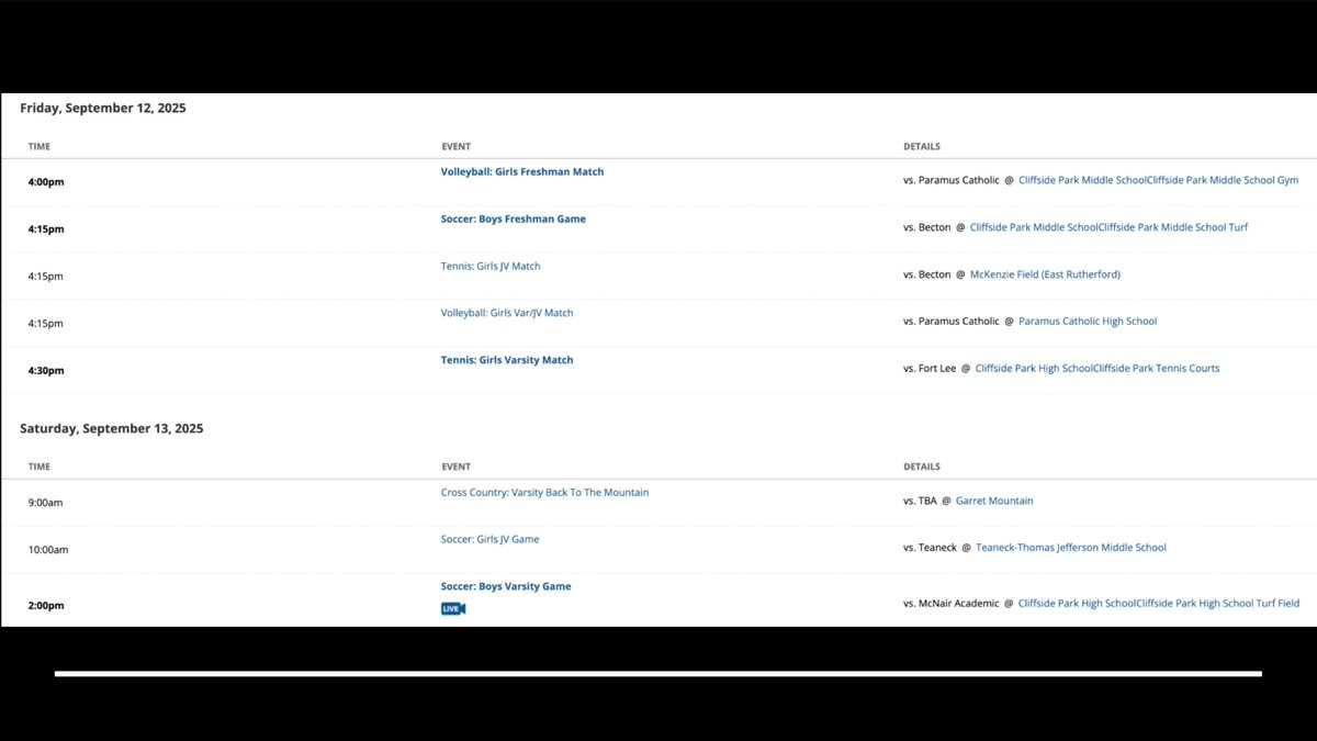 Weekend #GoRedRaiders Schedule!
bignorthconferencenj.org/public/genie/2…