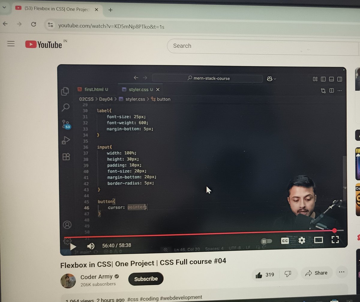 Dhruvisha Vithlani (@dhruvishav39420) on Twitter photo Day 10 of my #WebDevJourney
Learned Flexbox today :
main axis, cross axis, justify, align + child controls (grow, shrink, basis, self).
Game-changer for layouts!
<a href="/rohit_negi9/">Rohit Negi</a> <a href="/adityatandon02/">Aditya Tandon</a> <a href="/CoderArmy/">CoderArmy</a> Day 10 of my #WebDevJourney
Learned Flexbox today :
main axis, cross axis, justify, align + child controls (grow, shrink, basis, self).
Game-changer for layouts!
<a href="/rohit_negi9/">Rohit Negi</a> <a href="/adityatandon02/">Aditya Tandon</a> <a href="/CoderArmy/">CoderArmy</a>