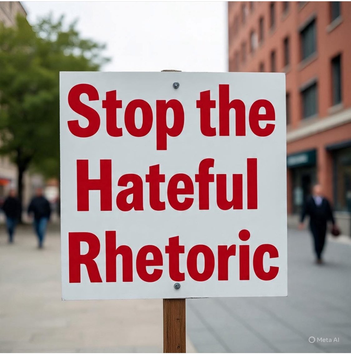 If only the politicians, and so called Influencers would stop the hateful Rhetoric. 

Perhaps some of the violence would stop.