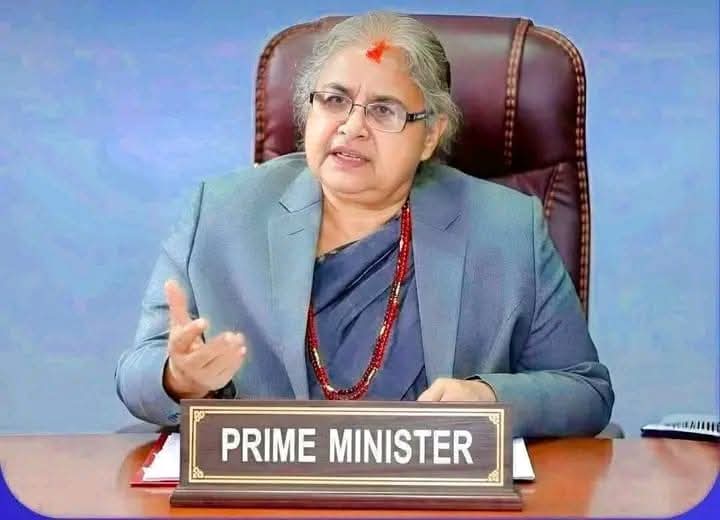 हार्दिक हार्दिक बधाई छ 
प्रथम महिला प्रधानमन्त्री शुसिला कार्की ज्यु