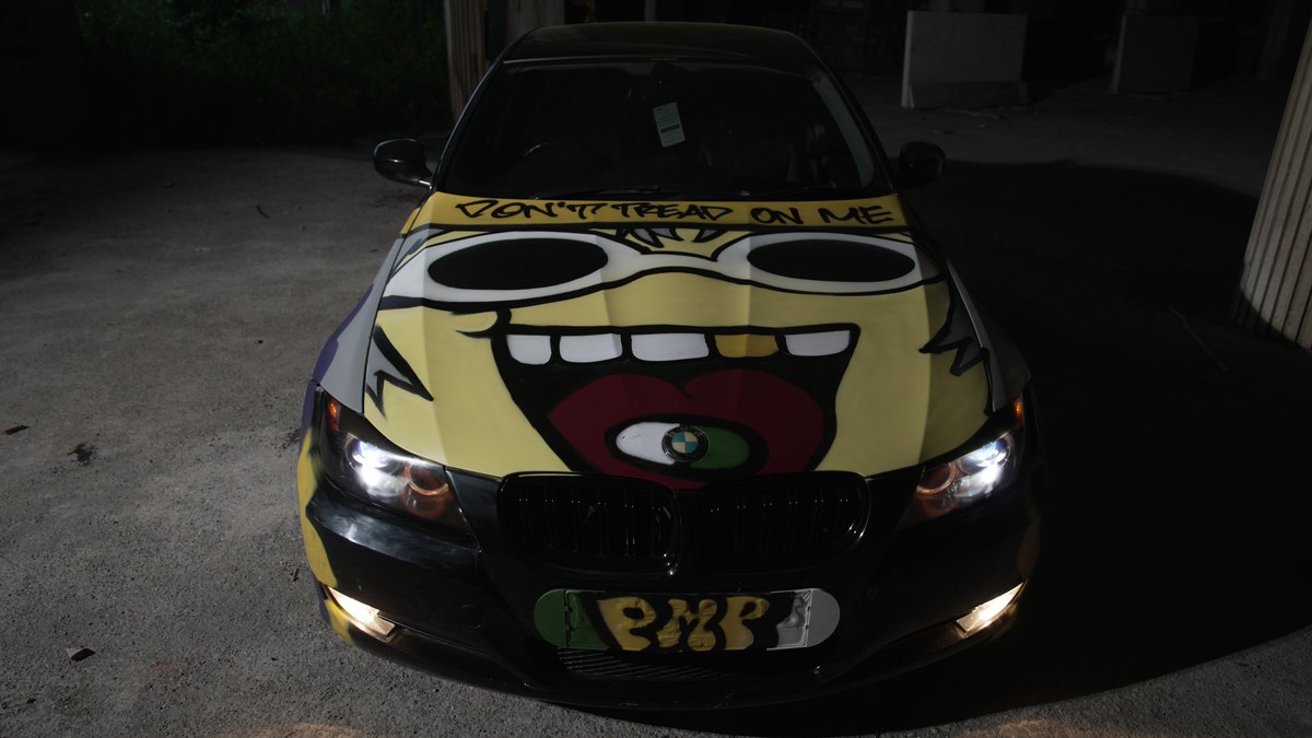 pillmoneypodz's tweet photo. we bought a car and made it as our canvas.

our lastest work for @a1lon9 &amp; @pumpdotfun 

we're not stopping here, wen tel aviv?

pill money podz. https://t.co/4CScy5N4EW