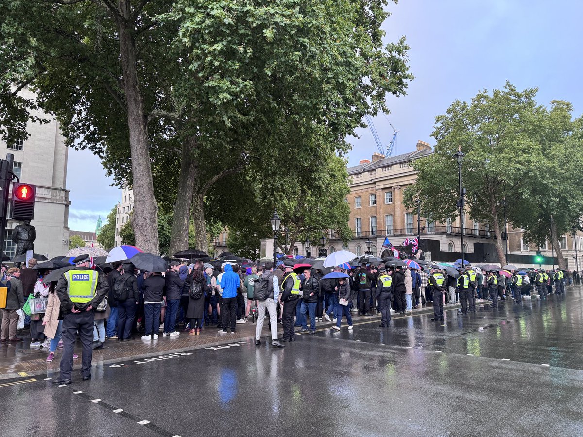 MrAndyNgo's tweet photo. “We are Charlie” was a common sentiment at the large memorial in London, England for Charlie Kirk. Some of my photos: https://t.co/E5CaQ4YJKX