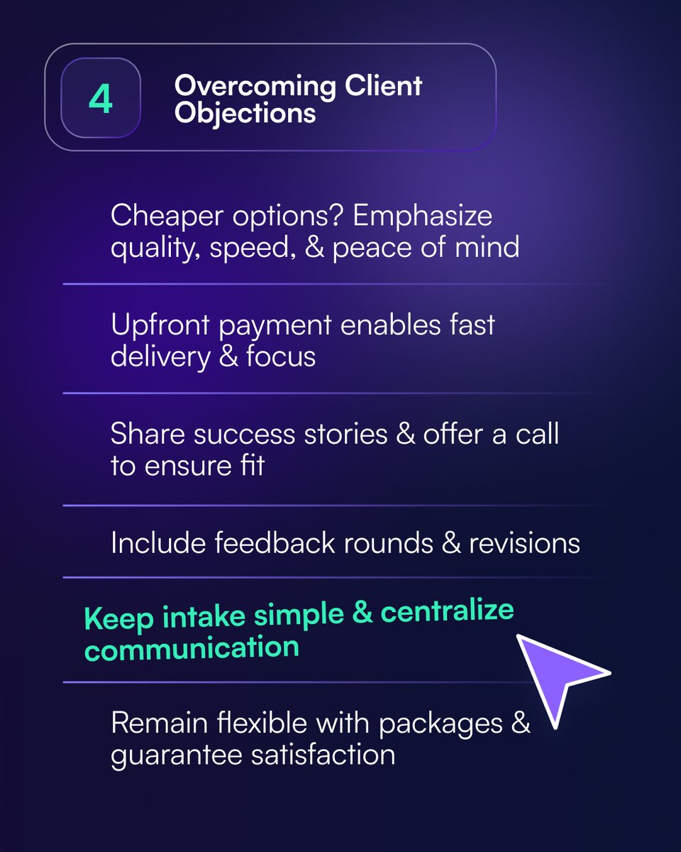 ManyRequests's tweet image. From productizing your service to handling client objections 👉 this guide breaks down the essentials of selling professional services online.

Looking for a way to manage it all in one place? ManyRequests is built for that 😎