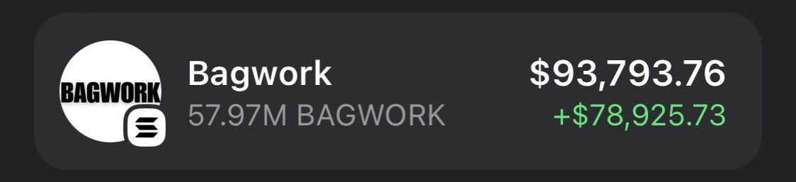 Congratulations 🎉 highlighted #Bagwork at $20k Mcap now at $1.5m Mcap,  75x made in my private TG