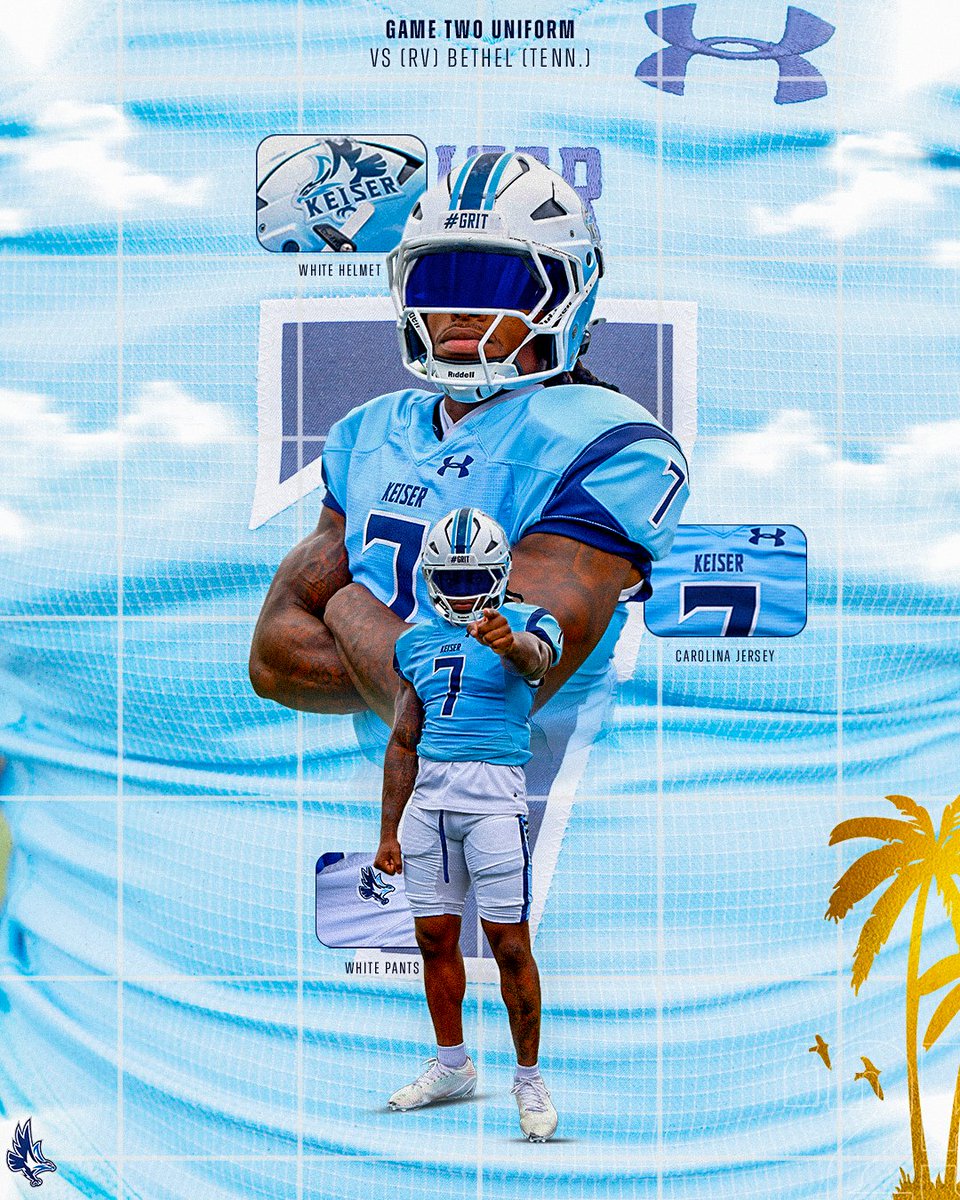 Keiser Blue hits different 😤 

Game 2 uniform is HERE.

#DefendTheBeach #GRIT
