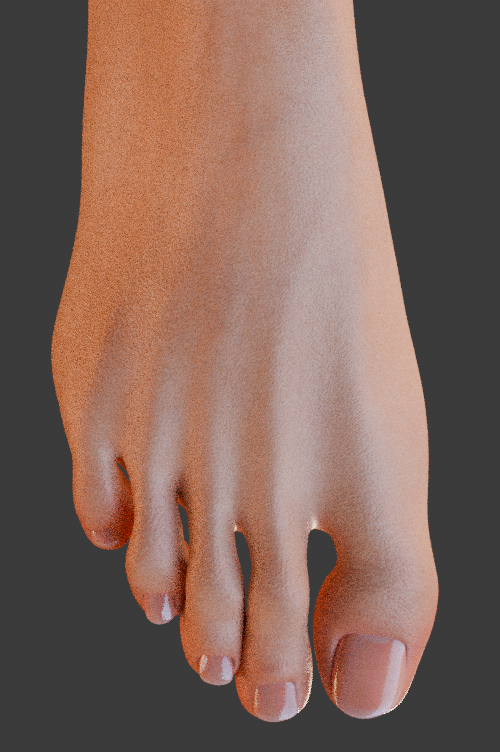 Made a new foot sculpt! I like how the toes turned out 😌💅