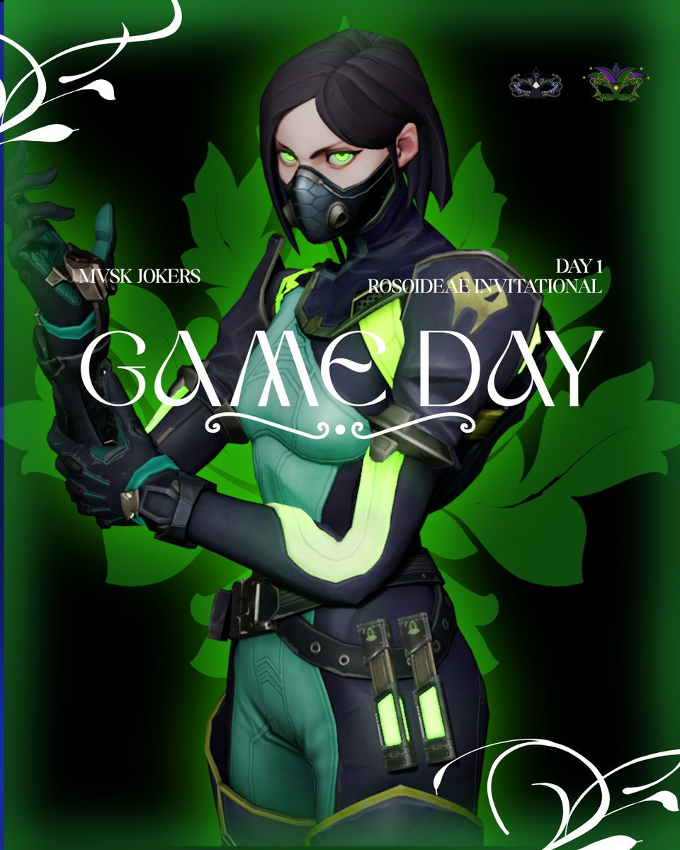 We don’t play games. We run them.
MVSK Jokers will be competing in the <a href="/RosoideaeGG/">ROSO</a> Invitational 🃏

The squad running the show
🃏<a href="/poluie/">poluie</a> 
🃏<a href="/Zigiefps/">Ethan</a> 
🃏<a href="/rayyval/">ray</a> 
🃏<a href="/tuneaim/">t</a> 
🃏<a href="/mitsuval/">Jaden</a> 
🃏<a href="/xenofps_/">xeno</a> 
👨‍🏫@JigglyTofu_

See you there.
#MVSKUP #UNMVSKED
