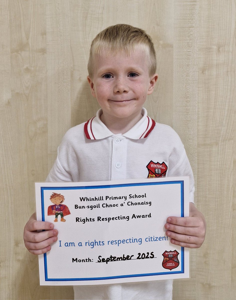 MissDicksonWPS's tweet image. Our P2/1 September awards winners!🌟 J has been an excellent role model to the younger pupils in our class and M was a wonderful contributor when creating our class Y chart!✨️ Well done!👏 #CelebratingSuccess @WhinhillPS