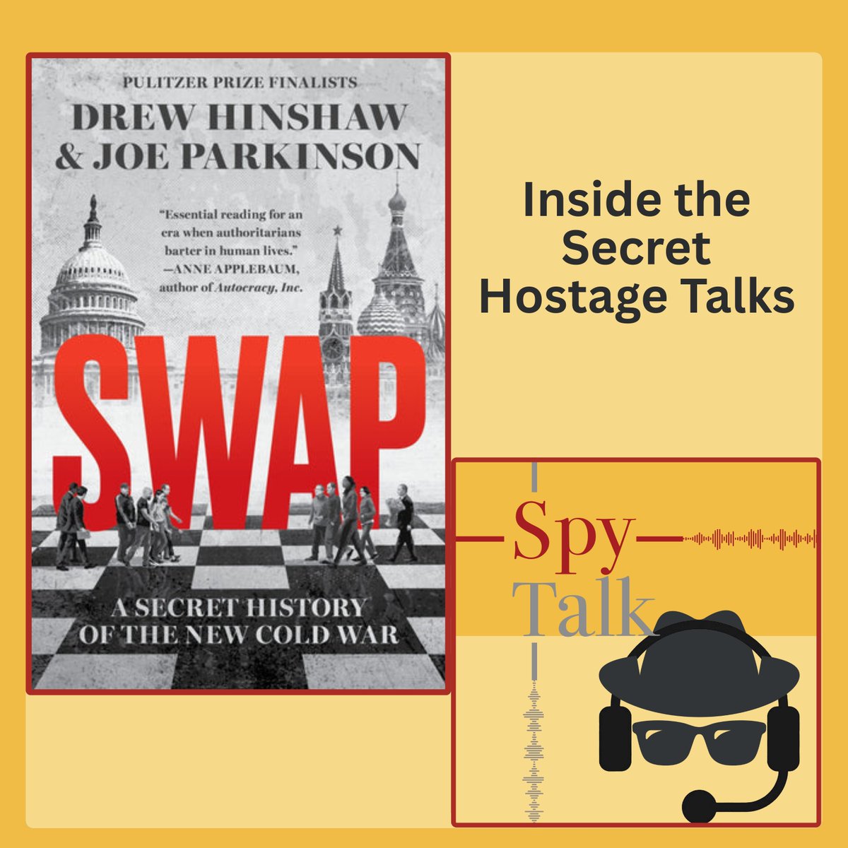 mswmediapods's tweet image. ICYMI: #SpyTalk podcast with hosts @spytalker & @misikoff #SpyTalk #MSWMedia 🕵🏼♀️
Guests: @drewhinshaw & @JoeWSJ
Listen: spytalk.simplecast.com/episodes/insid…