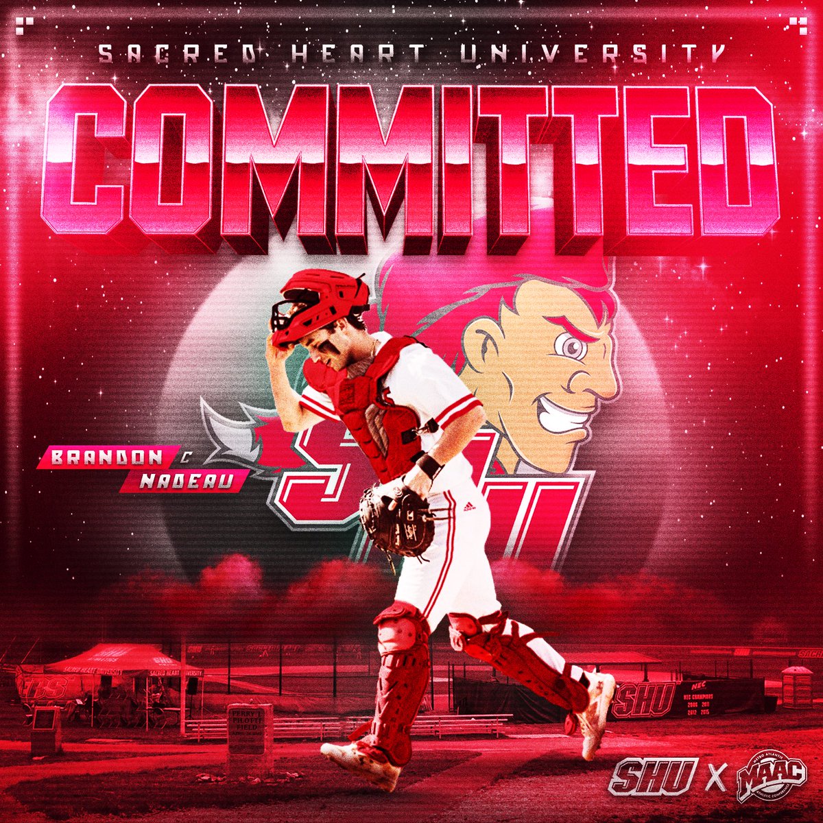 Im excited to announce my commitment to continue my academic and athletic career at Sacred Heart university. Thank you to my friends, family, and coaches for helping me get to where I am today! I want to also thank the full Sacred heart coaching staff for this opportunity!