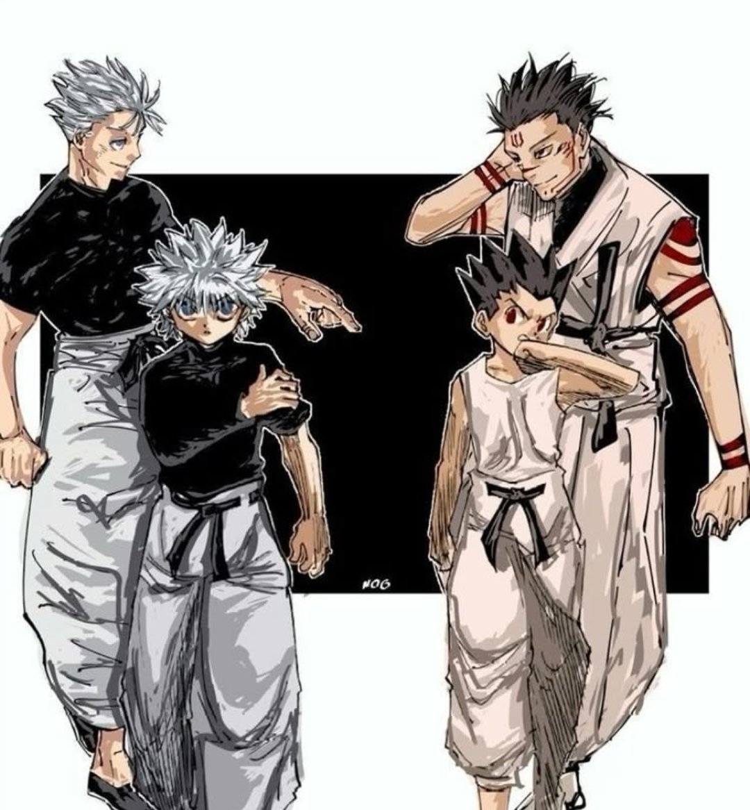 AnimexTwts's tweet photo. Jujutsu Kaisen x Hunter x Hunter https://t.co/6LSXIJJNLs