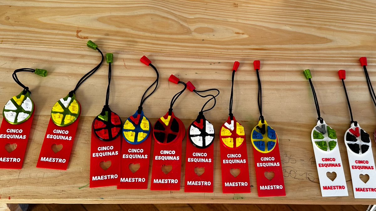 🖨️ Брелок «Пять углов»

Балуюсь 3D.
На День учителя замутили брелки с макетом перекрёстка, из-за которого садик Вани и называется «Пять углов».

Там и сам садик, и световые колодцы. Но детализация с соплом 0.4, слабая. На обороте — герб Байреса.

Пластмассовый мир победил…