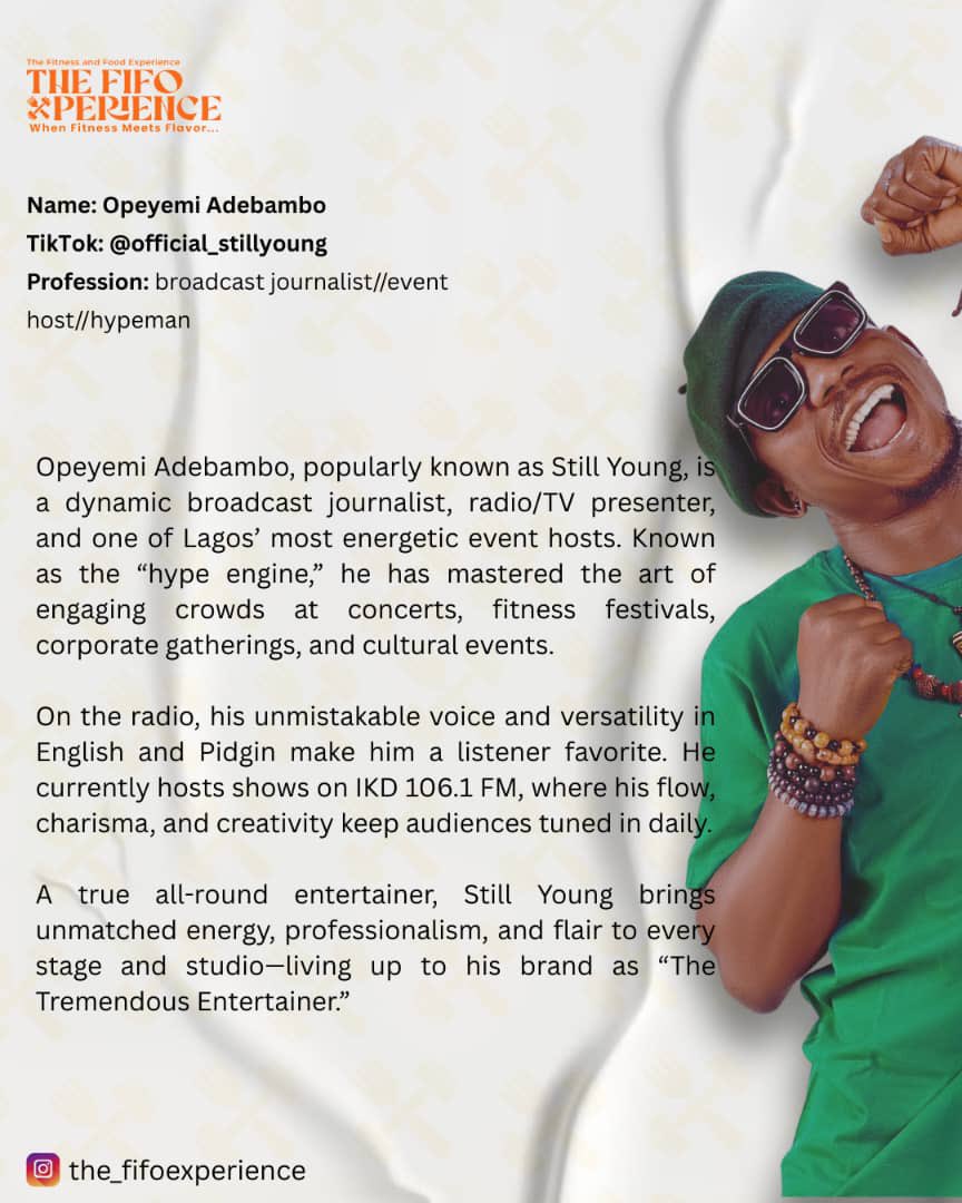 FIFO EXPERIENCE 3.0 
SURULARE ARE YOU READY!!!
13th Sept 
THE KING IS COMING 💯