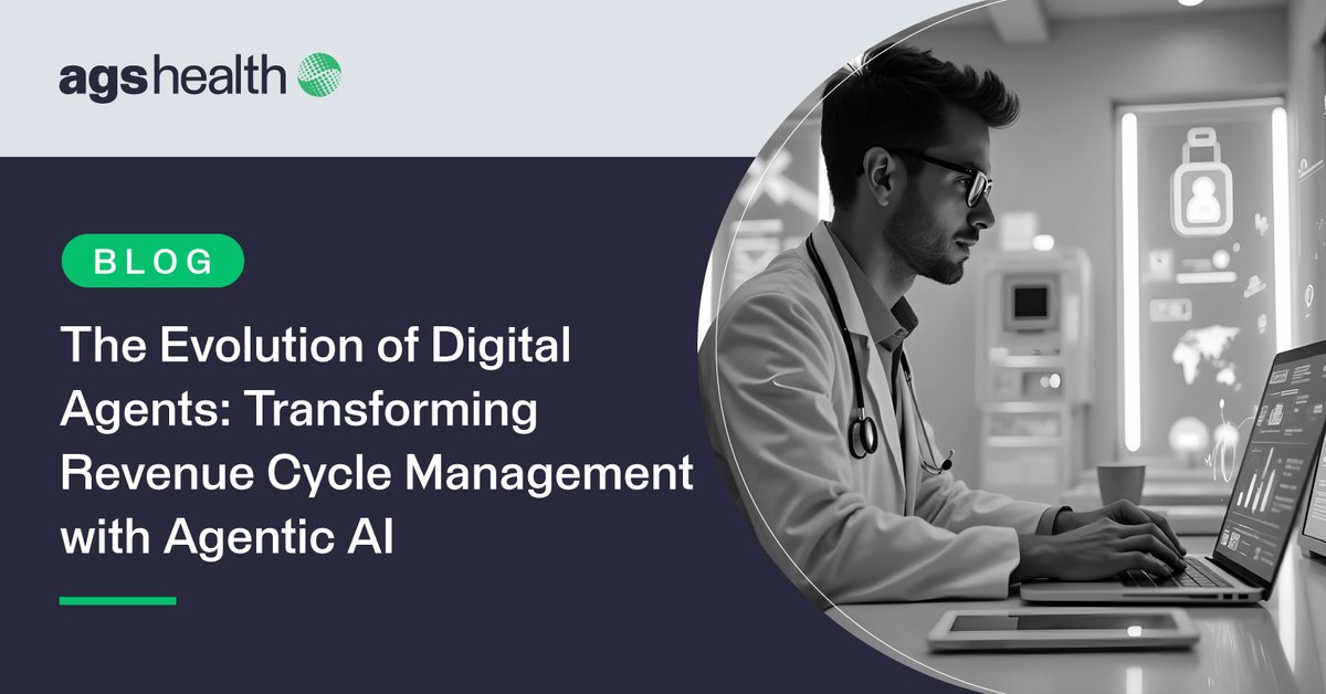 Digital agents built on agentic AI are set to reshape healthcare RCM. Unlike traditional automation, they learn, adapt, and collaborate to optimize complex workflows like denials, authorizations, and appeals. Learn more about the future of digital agents. hubs.la/Q03J9F0C0