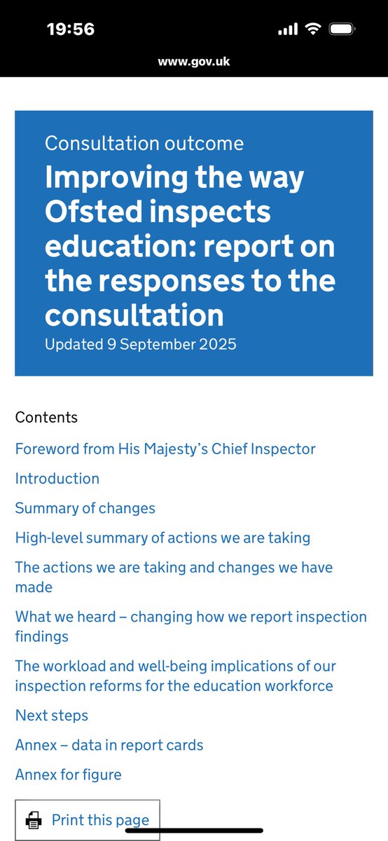 Ofsted: Evidence-informed? Ofsted has refused to publish the data of the outcomes of its consultation on inspection report cards, providing only a narrative. This completely undermines HMCI’s promise to be transparent, suggesting that the results were not favourable.