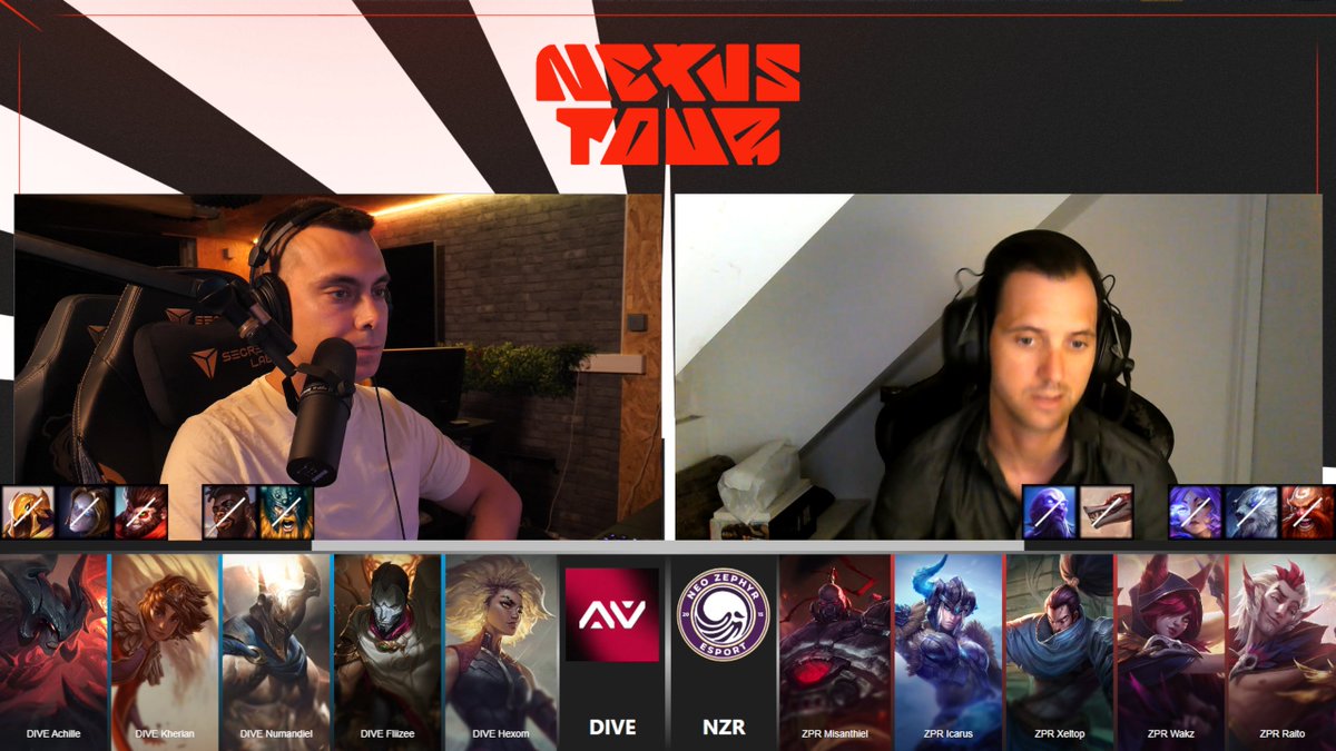 eSportTVN's tweet image. Dans les playoffs du @OpenTourFrance Nexus Tour les @DIVE_EsportsCH affrontent les @Zephyr_E_Sport !