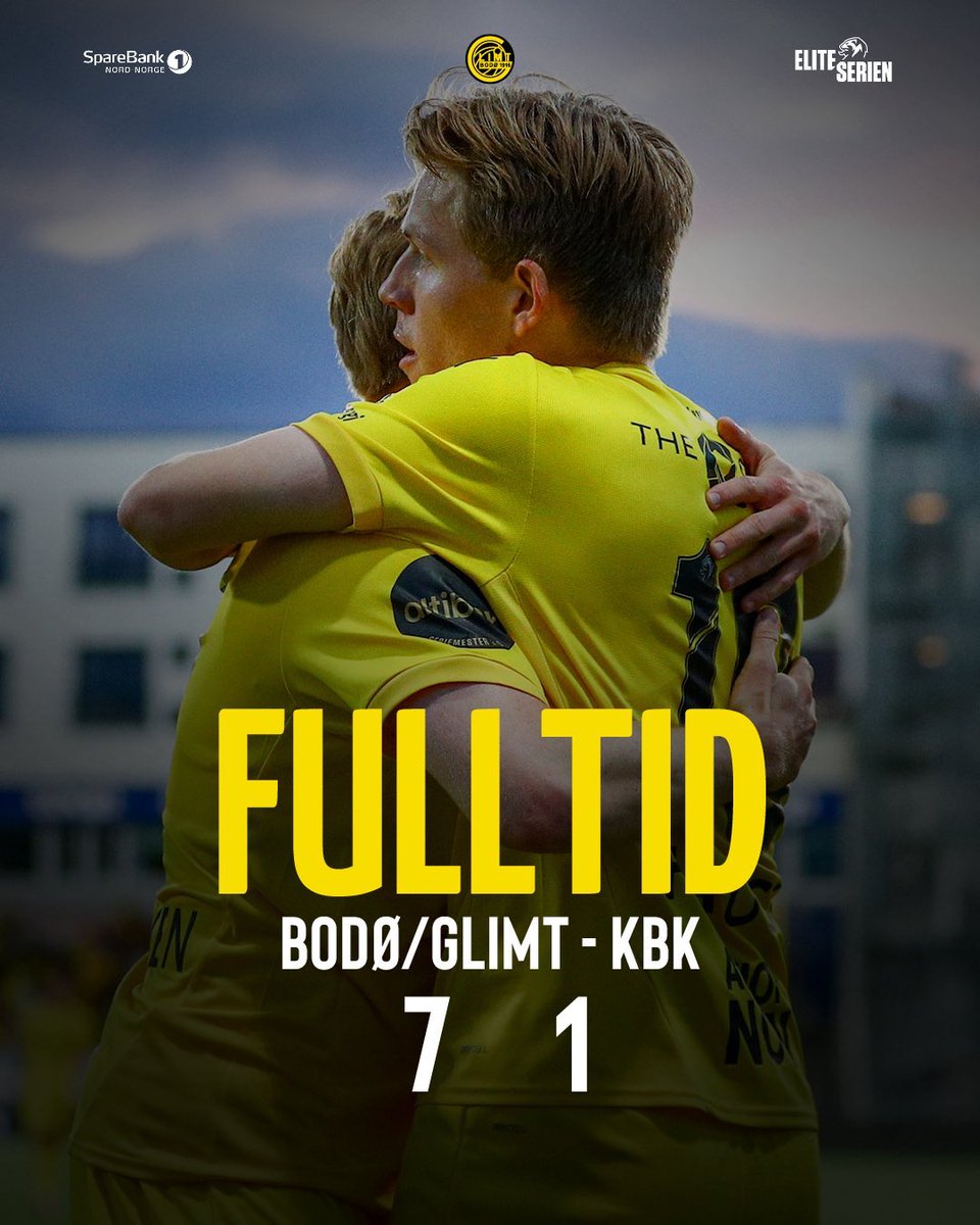 ℹ️Bodø/Glimt demoluje u siebie Kristiansund. W środę debiut w Lidze Mistrzów ✨

⚽️16 letni Mikkel Bro Hansen z debiutanckim trafieniem w Eliteserien.