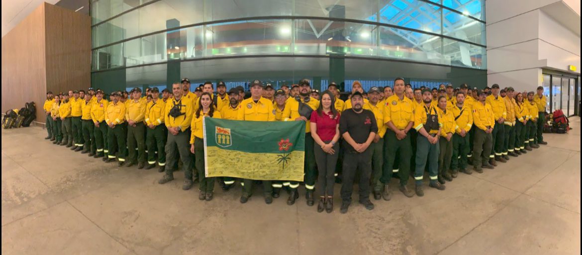 Esta semana arribó el último contingente de combatientes forestales de <a href="/PCJalisco/">Protección Civil JAL</a>  , desplegados en distintos periodos y movilizados hacia los Condados de Saskatchewan y Manitoba en Canadá  para apoyar en el combate de los incendios forestales que afectan a esa región.🔥🌳