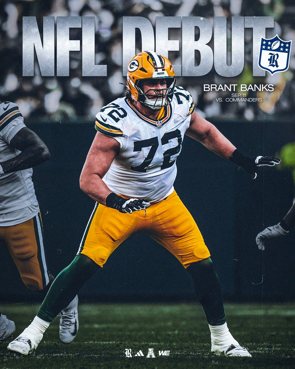 Congratulations to Brant Banks on making his NFL Debut Last Night‼️ 🏈 

#WE
